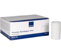 ABENA Fine Fixation Bandage, 6cm x 4m, Pack of 20 Rolls, Non-Adhesive, ≥80% Stretch Capacity, Breathable Non-Woven Retention Bandage, Soft Stretch for Wound Dressings, Catheter & Drains, Latex Free