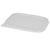 Abena Gastro Black Food Storage Container Lids | 50 Pack | 15.2cm x 11.5cm | 400ml. Food Containers Made From Strong PP Plastic. Plastic food container with matching lid sold separately