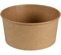 ABENA Gastro Paper Bowls, Disposable Bowls for hot food and cold food | 50 Pack | 6.9cm, Ø14.5cm | 730ml | Kraft Disposable Soup Bowls/Disposable Bowls For Parties/Poke Bowl/Salad Tubs