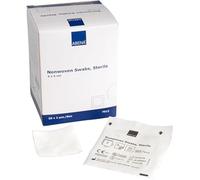 ABENA Gauze Pads, 5x5cm, Pack of 50 Individual Pouches, 2 Sterile Pads per Pouch, Non-Adhesive, Absorbent Non-Woven Medical Swabs for Injury Dressing, First Aid Use, Lint-Free Dressings for Wounds