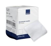 ABENA Gauze Pads, 7.5x7.5cm, Pack of 100, Non-Sterile, Soft Absorbent Swabs for Injury Dressing, Skin Preparation & First Aid Use, Lint-Free Dressings for Wounds