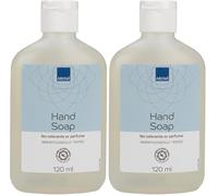 ABENA Hand Soap | 120 ml | Nourishing Liquid Hand Wash for All Skin Types | Protects from Dry Hands | Fragrance and Colourant Free Hand Soap | Dermatologically Tested (Pack of 2)