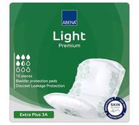 ABENA Light Extra Plus 3A, Pack of 10, 650ml, Maxi Pads for Incontinence and Period Protection, Extra Absorbent Sanitary Pads for Heavy Flow, Soft, Breathable & Comfortable Design for Incontinence