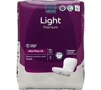 ABENA Light Incontinence Pads, Eco-Friendly Women's Pads for Adults, Breathable & Comfortable with Fast Absorption & Protection, Incontinence Pads for Women, Mini Plus 1A, 200ml 16PK, White, 1