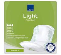 ABENA Light Normal 2, Absorbency of 350ml, Pack of 12, Daytime Incontinence