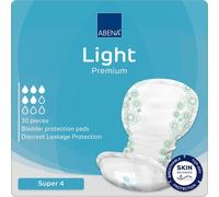 ABENA Light Super 4, Pack of 30, 850ml, Overnight Incontinence and 4