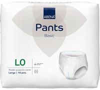 Abena Pants Basic, L0, 800ml, Pack of 14, Pull-Up Incontinence Pants, Eco-Labelled Incontinence Pants for Men & Women, Discreet, Protective, Breathable, Comfortable