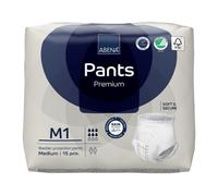 ABENA PANTS M1 PREMIUM Adult 15 Diapers Bladder Protection Incontinence 1400 ml