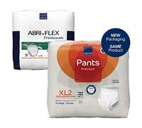 Abena Pants Premium Pull-Up Incontinence Pants, Eco-Labelled Incontinence Pants for Men & Women, Discreet, Protective, Breathable, Comfortable - XL 2, 130-170cm Waist, 1900ml Absorbency, 16PK