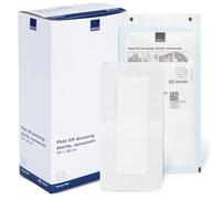 ABENA Post Operation Dressing, 10x20cm, Pack of 40, Sterile, Adhesive, Breathable Non-Woven Plaster, Soft Absorbent Dressing for Wound Care, Cuts & Abrasions, Latex Free