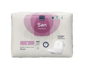 ABENA SAN 2 PREMIUM Pads 30 pcs. Invisible Leakage Protection Incontinence