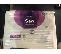 ABENA San Premium XXL Mens & Womens Incontinence Pads, Breathable & Comfortable, Fast Absorption, Discreet & Effective Shaped Incontinence Pads for Men/Women - Air Plus, 11, XL2, 16PK