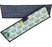 ABENA Scrubbing Mop Head Replacement | Pack of 5 Grey Microfiber Flat Mop Heads | 40cm Long, Velcro Fixing, Suitable for Hard Floors