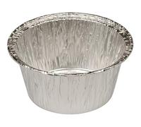 Abena Silver Foil Pie Cases - Pack of 150, Ø8cm for Soufflé, Mince Pies & More