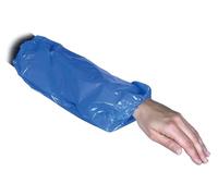 ABENA Sleeve Cover | Extra Large | 40x20cm | 30 Micron | Blue | LDPE | Non-Sterile | Single Use | Durable Arm Protectors | Easy to Put On Arm Shield | Versatile Oversleeve