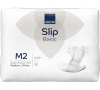 ABENA Slip Basic M2 | Pack of 24 | Incontinence Pads Women & Men with an Absorbency of 2300ML | Fast Absorbing Adult Nappies with a Odour Control System. ABENA Incontinence Pads Hip Size 70-110cm.