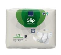 ABENA Slip Premium All-In-One Incontinence Pads For Men & Women, Eco-Labelled Womens Incontinence Pads, Mens Incontinence Pads, - Large 3, 100-150cm Waist, 3400ml Absorbency, 20PK, White