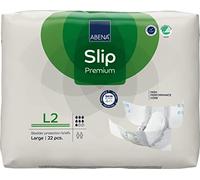 ABENA Slip Premium All-In-One Incontinence Pads For Men and Women, Eco-Labelled Pads - Large 2, 100-150cm Waist, 3100ml Absorbency, 22PK, White