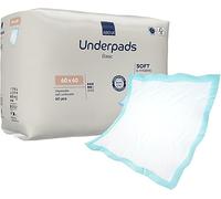 Abena Underpad Basic Disposable Incontinence Pads, Eco-Labelled Underpads, Leak Protection, Soft and Secure Protectors - 60x60cm, 60 Count (Pack of 1)