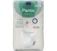 Abena XS2 Junior Nappy Pants, Eco-Labelled Nappy Pants with Enhanced Leakage Protection, Fast Absorption & Breathable Comfort - Size 7 (Age 5-15, 55-80 cm Waist), 14 Pack