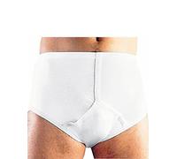 Abena Y-Front Incontinence Brief with Built-in Pad (250ml Absorbency) Washable, Classic Fit in Sizes S to 3XL White