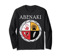 Abenaki Tribe Native American Medicine Wheel Long Sleeve T-Shirt