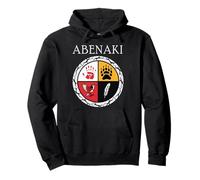 Abenaki Tribe Native American Medicine Wheel Pullover Hoodie