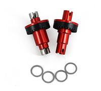 Abendor 2 Pcs Front One-Way&Rear Solid Axles Differential for 1/28 Wltoys K969 K989 P929 Mini-Z AWD AMZ Mini-Q IW04 RC Drift Car Upgrade Parts (Plastic)