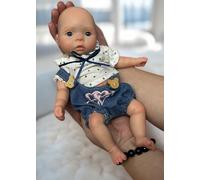 Abenduot 10Inch Full Body Soft Silicone Baby Doll Handmade Realistic Silicone Baby Girl Doll Anatomically Correct Kids Birthday Gift