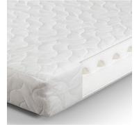 abene pu foam cotbed double mattress in white