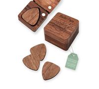 Abenteuernah Guitar Pick Box, Guitar Picks as a Gift for Men, Guitarist, Partner, Brother, Music Band, Rock Band, Musician, Unique Personalised (Bester Papa)