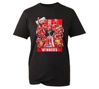 Aberdeen Champions 2025 T-Shirt, English Football League Tshirt, Aberdeen Fan Shirt, Scottish Football Champions Unisex Top (Black, L)