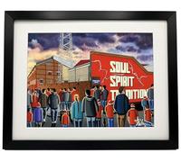 Aberdeen, Framed, Professionally Printed Football Memorabilia Giclee Art Print. (14" x 11" Frame Size)