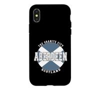 Aberdeen Scotland, Vintage Scottish flag Case for iPhone X/XS