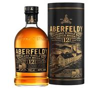 Aberfeldy 12 Year Old Single Malt Scotch Whisky, 40% vol., 70 cl / 700 ml, Premium Whisky Aged in Four Cask Types