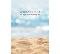 Abersoch quote notebook gift: 100-page, lined A5 notepad present for anyone who loves Abersoch in North Wales, notes, journal, to-do lists