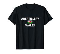 Abertillery Wales Welsh Flag City T-Shirt