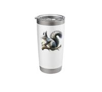 Abert's Squirrel. Artist's Rendition. Stainless Steel Insulated Tumbler
