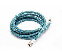 ABEST 6FT 1.8 Meter Braided Airbrush Hose Air Hose 1/8"-1/8" Adaptor Fitting AB-B31-1.8M