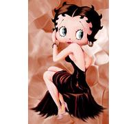 ABEUTY 5D Diamond Painting DIY Full Drill Rhinestones, Cute Cartoon, Paint with Diamonds Crystal Diamond Art Kits (Lady)