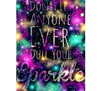 ABEUTY 5D Diamond Painting DIY Full Drill Rhinestones, Quotes, Don't Let Anyone Ever Your Spaikle, Paint with Diamonds Crystal Diamond Art Kits (Quotes)