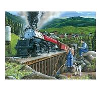ABEUTY DIY Fabric Decorating Kits, Paint by Numbers Truck 16x20 inches Number Painting Wall Art (Train 1, No Frame)