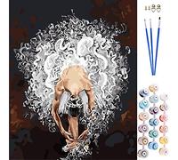 ABEUTY DIY Paint by Numbers for Adults, Ballet Dancer 16x20 inches Number Painting Art Therapy (No Frame)