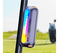 ABFOCE Solar Bluetooth Speaker,Portable Magnetic Wireless Speaker with 7 Colorful Flashing Lights 20W Super Bass 15H Playtime Waterproof, for Outdoor Home