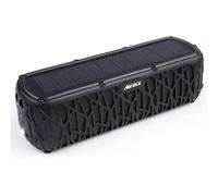 ABFOCE Solar Bluetooth Speaker Waterproof 60 Hours, T61 Portable Outdoor Wireless Speaker IPX6 5000mAh with LED for Travel Party Beach Shower