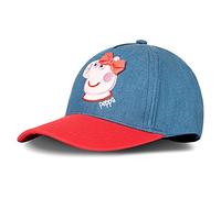 ABG Accessories Toddler Baseball Hat for Girl’s Ages 2-4, Peppa Pig Kids Cap, Baby Sunhat, Blue, 2-4 Years