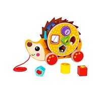 abgee 921 TKE011 EA Wooden Pull Along Hedgehog, Various