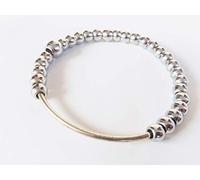 Abgeostones Simran Mala Kada For Hand held Meditation Kada Sikh Hindu Buddhism Kara (28 Beads 2.75 inches)