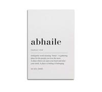 Abhaile Definition AffirmationWall Decoration Posters Motivational Wall Posters Suitable for Office Gym Bedroom Decoration AestheticUnframe-style 16x24inch(40x60cm)