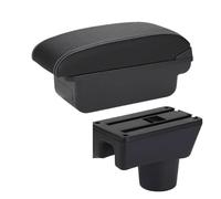 ABHBVGZFZT car retrofit arm rest storage For Dodge For Attitude Armrest Box Car Storage Accessories(C3 Black white NOUSB)